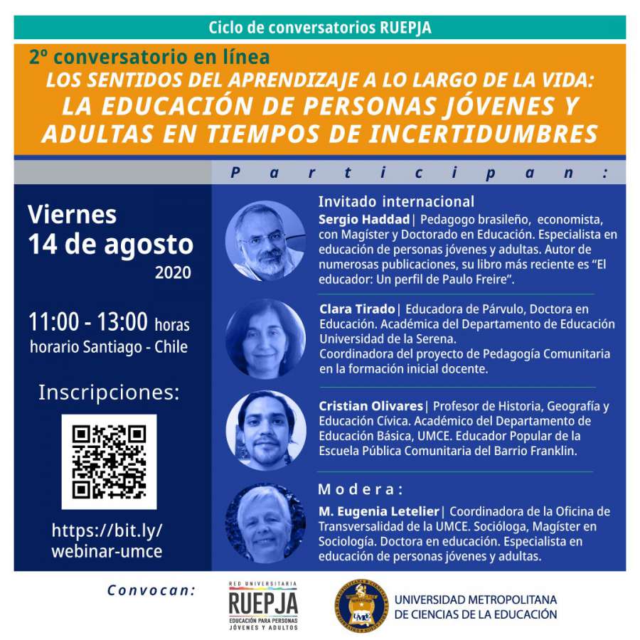 Colóquio Virtual "Os sentidos da aprendizagem ao longo da vida"