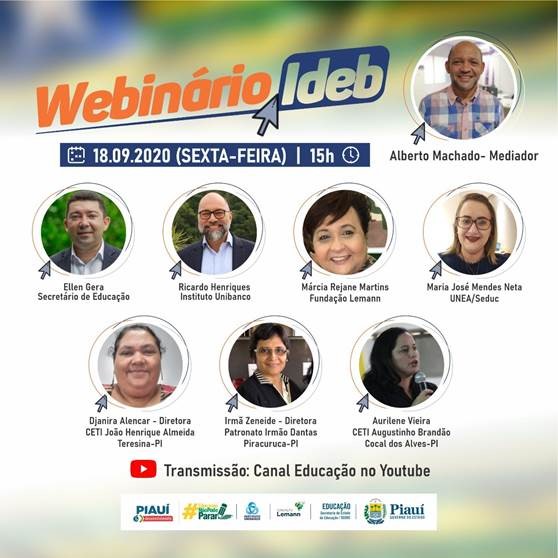 Secretaria Estadual de Educação do Piauí promove “Webinário IDEB”