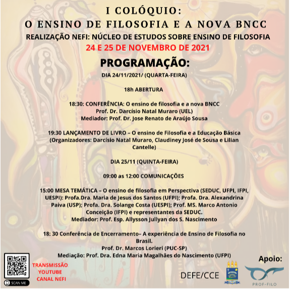 I Colóquio: o Ensino da filosofia e a nova BNCC