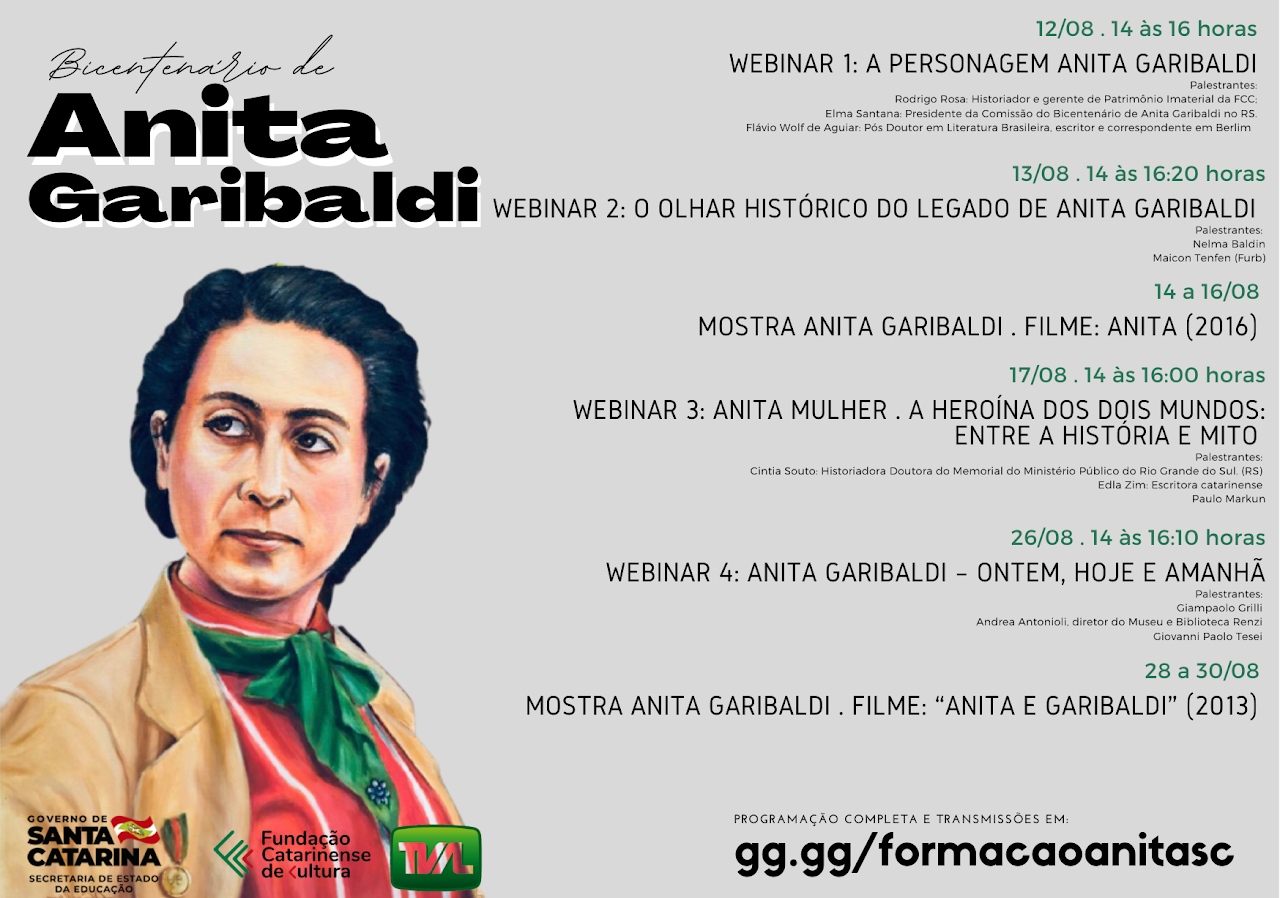 Bicentenário de Anita Garibaldi - Heroína de dois mundos