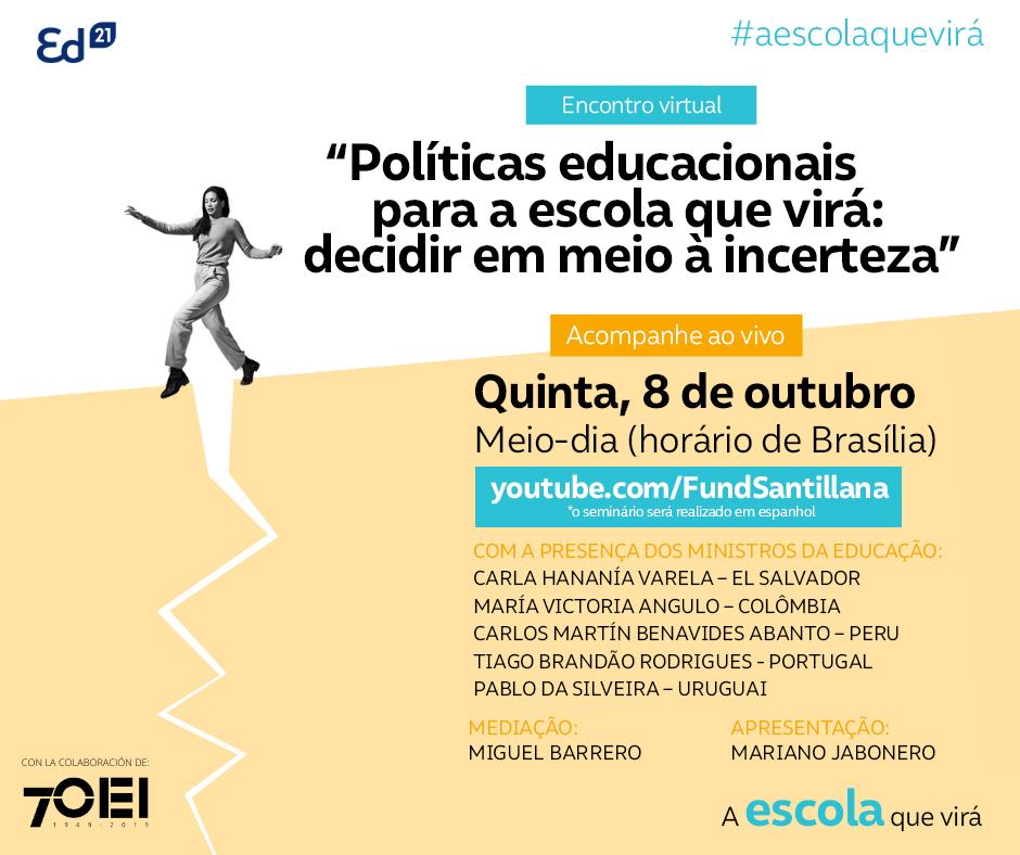 Ministros da educação ibero-americanos participam de webnário